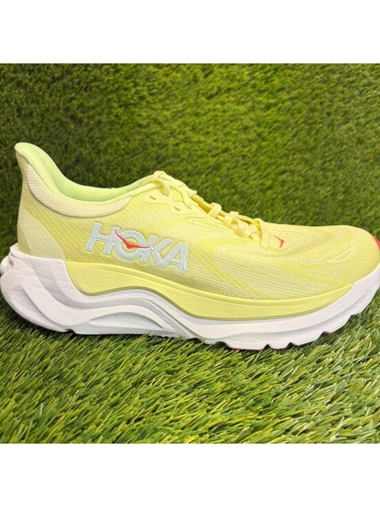 Hoka Shoes - Hoka One One Arahi 8 Womens Size 9 Yellow White Athletic Running Shoes Sneakers